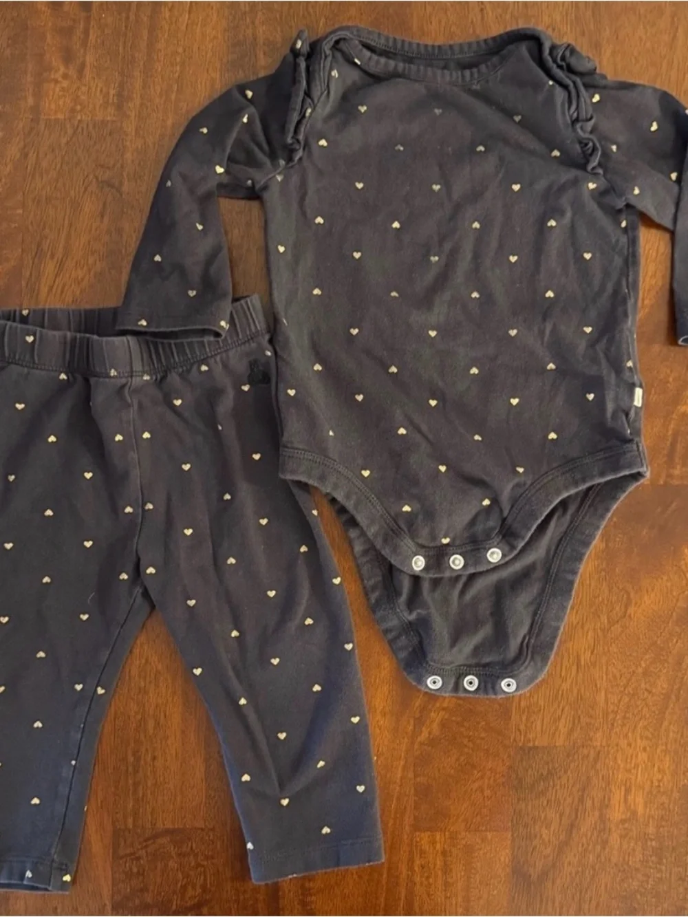 X3 GAP Baby Girls' Onesie + Pants Matching Sets 6-12 months
